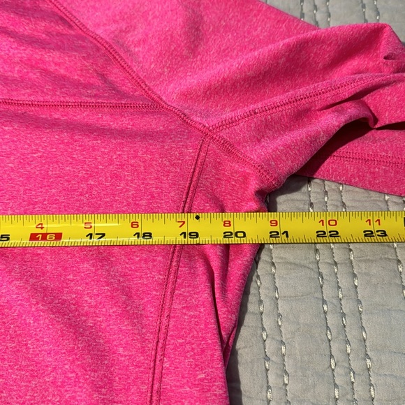 Pink Victoria Secret Athletic 1/4 Zip Top Size Large - Picture 5 of 9